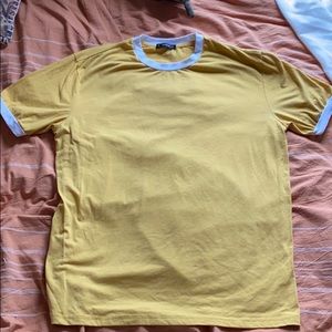 Shein Mustard Yellow T-shirt
